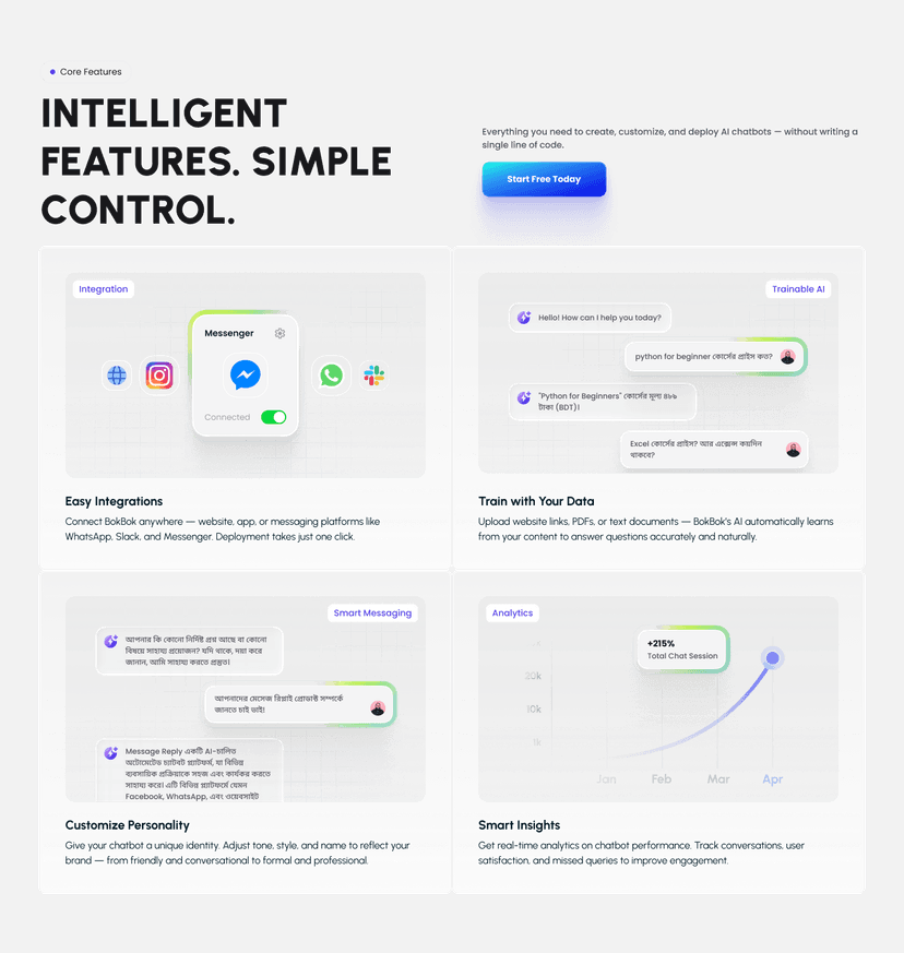 BOKBOK AI Chatbot Platform